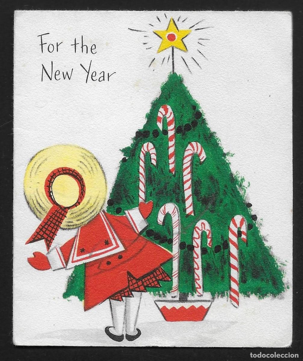 Postales: 2096Z - EDICIONES HALLMAR S NY 3-6 - EL NUEVO A&Ntilde;O - DITICA 10,5X8,5 CM (CERRADA)
