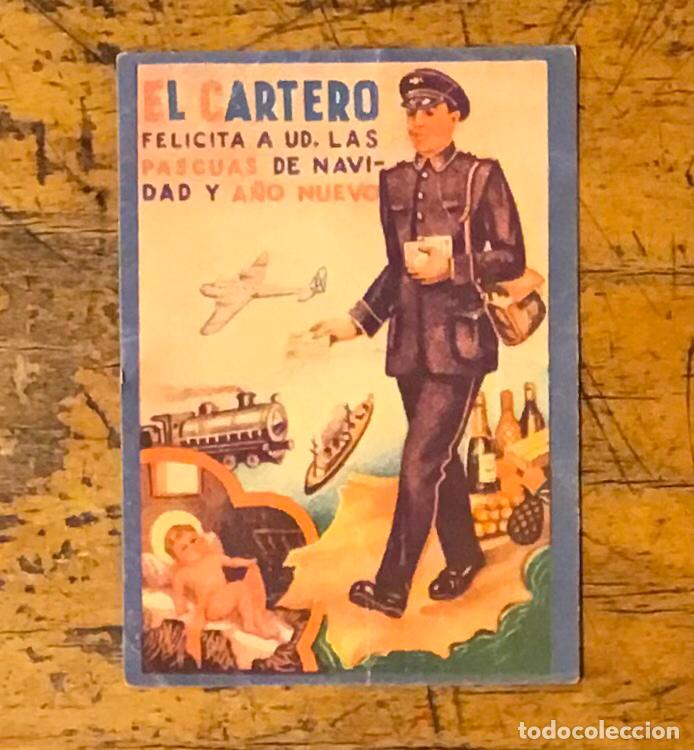 Postales: ANTIGUA FELICITACI&Oacute;N DE NAVIDAD DEL CARTERO