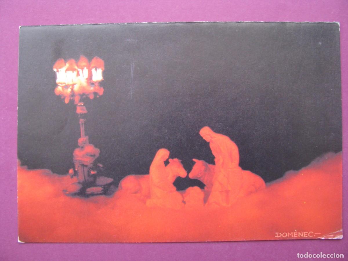 Postales: POSTAL DIPTICA DE NAVIDAD DE IL. DOMENEC. N&ordm; 609. 17X11,5 CM. ESCRITA 1992