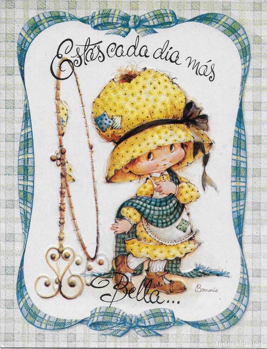 Postales: 7300O -LA ENCANTADORA Y ALEGRE BONNIE BONNETS-EDIC. UNIVERSO REF 2000.B B12-DIPTICA, EN RELIEVE 1980
