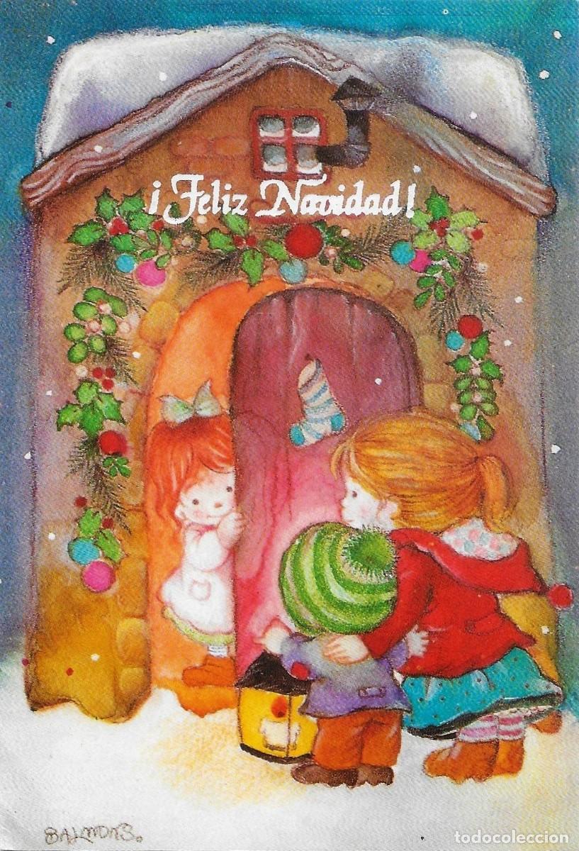Postales: 7303O -SALMONS - &iexcl;PASEN, PASEN, FELIZ NAVIDAD! EDICION ARTE MODERNO S.A. 10.1611-B -DIPTICA 13X9 CM