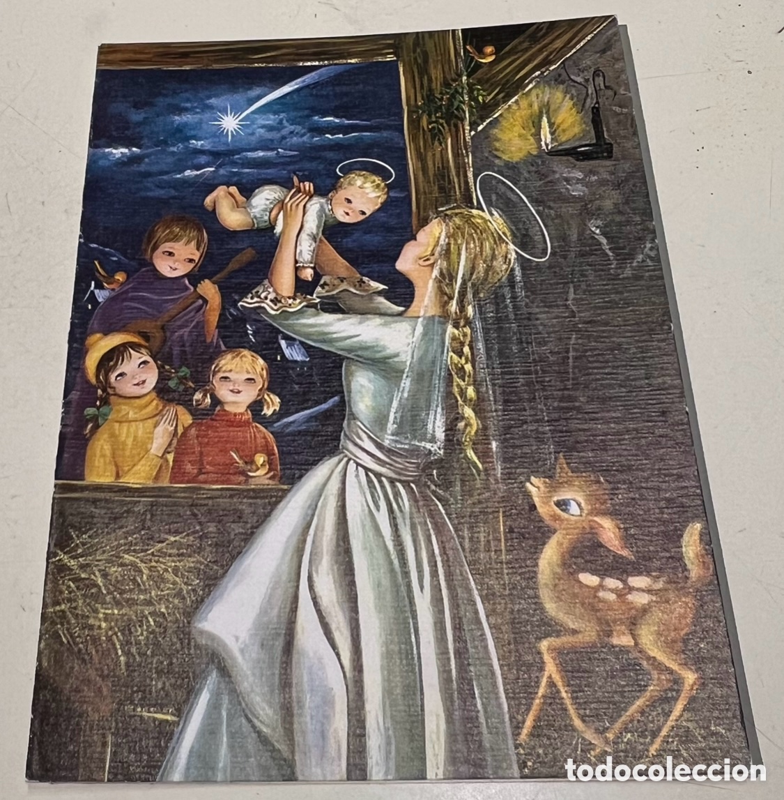 Postales: Postal. Felicitaci&oacute;n de Navidad. BV. A&ntilde;os 70.