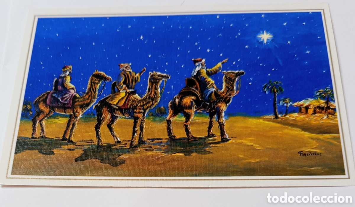 Postales: Postal Navidad. Reyes Magos