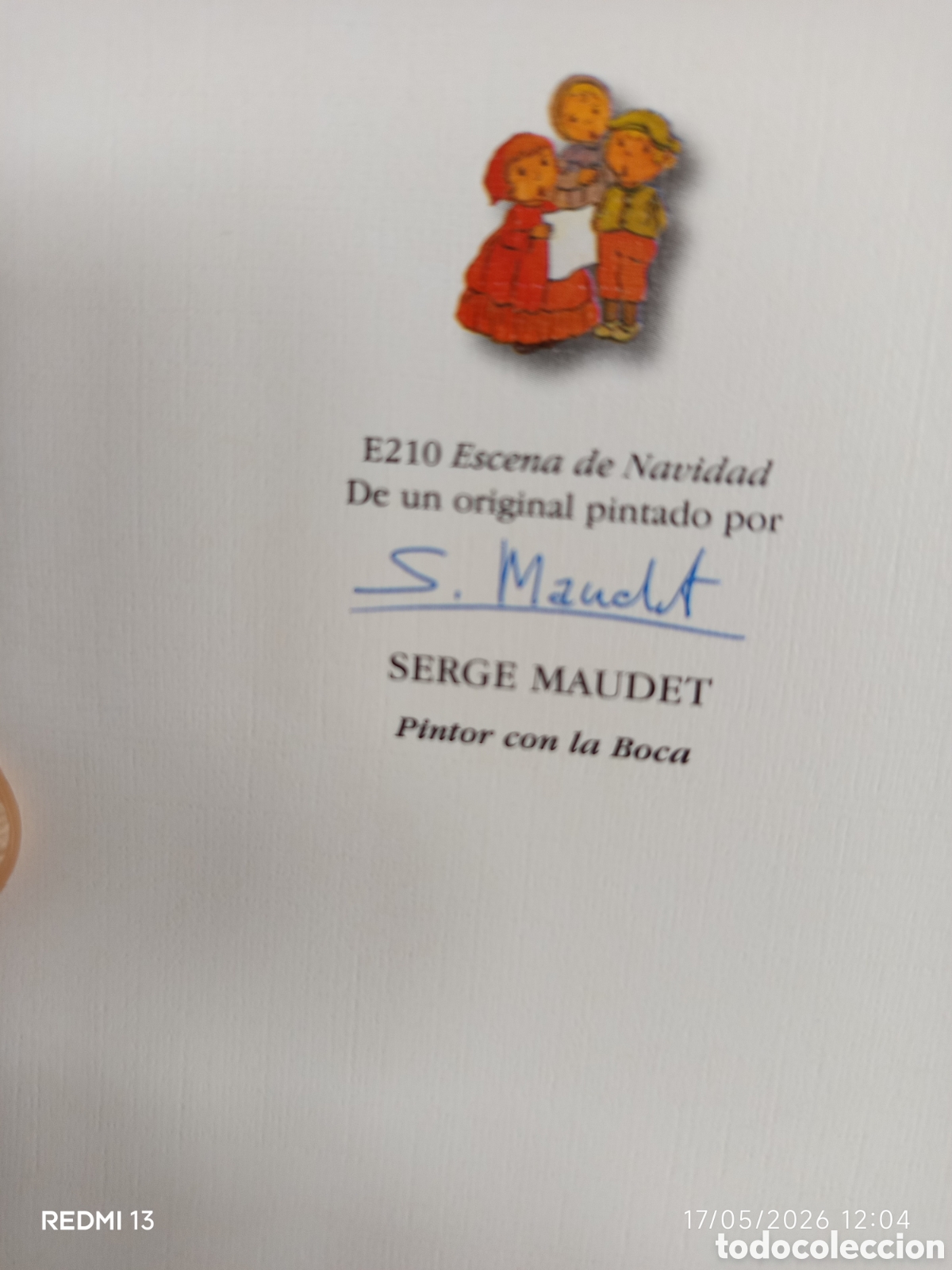 Postales: Postal Navidad dorada - Foto 2