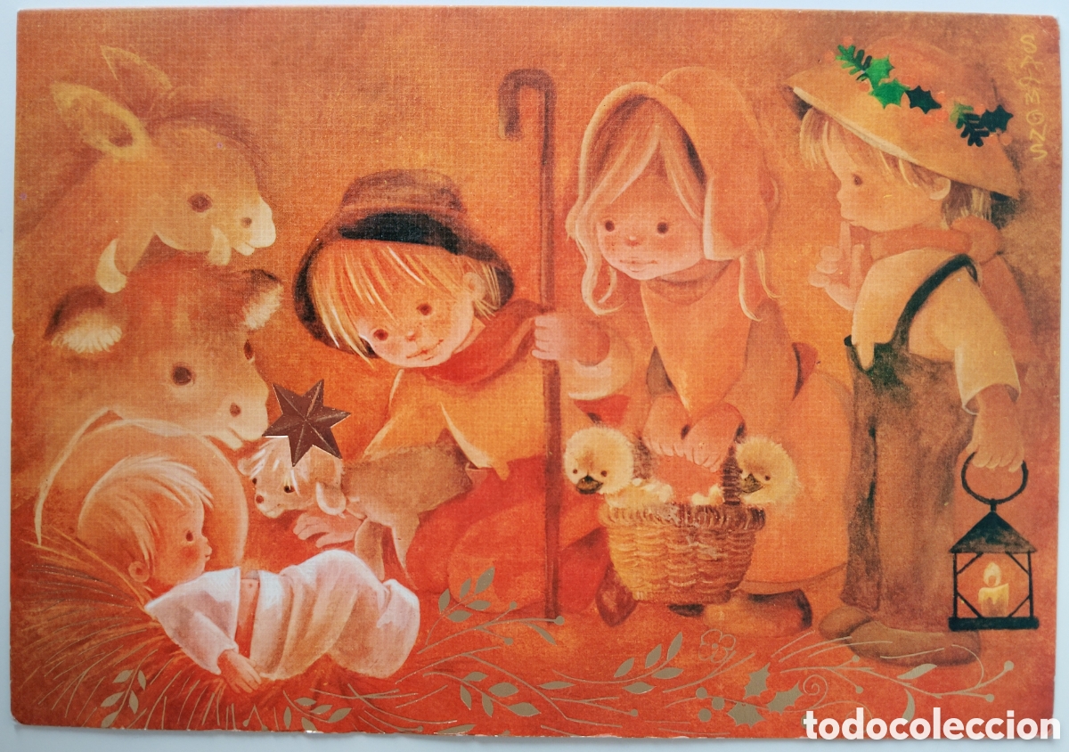 Postales: FELICITACI&Oacute;N NAVIDAD - SALMONS - EDICIONES SABADELL - NACIMIENTO BEL&Eacute;N