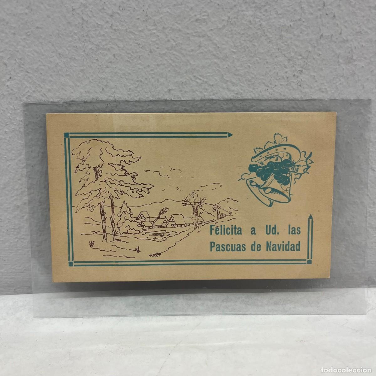 Postales: ANTIGUA TARJETA POSTAL - FELICITA A UD. LAS PASCUAS DE NAVIDAD - 125 X 75 MM / 4426