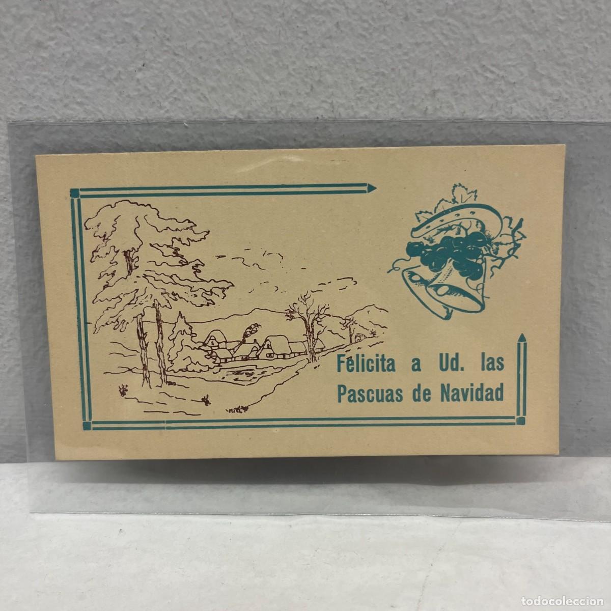Postales: ANTIGUA TARJETA POSTAL - FELICITA A UD. LAS PASCUAS DE NAVIDAD - 125 X 75 MM / 4443