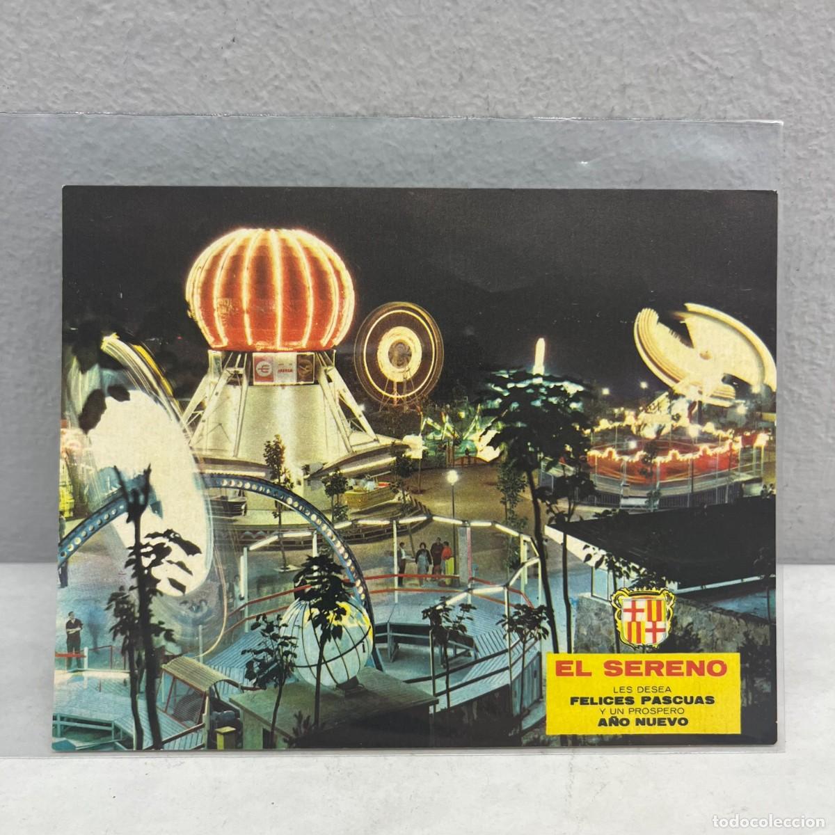 Postales: ANTIGUA TARJETA POSTAL - EL SERENO LES DESEA FELICES PASCUAS Y PROSPERO A&Ntilde;O - 125 X 95 MM / 4467