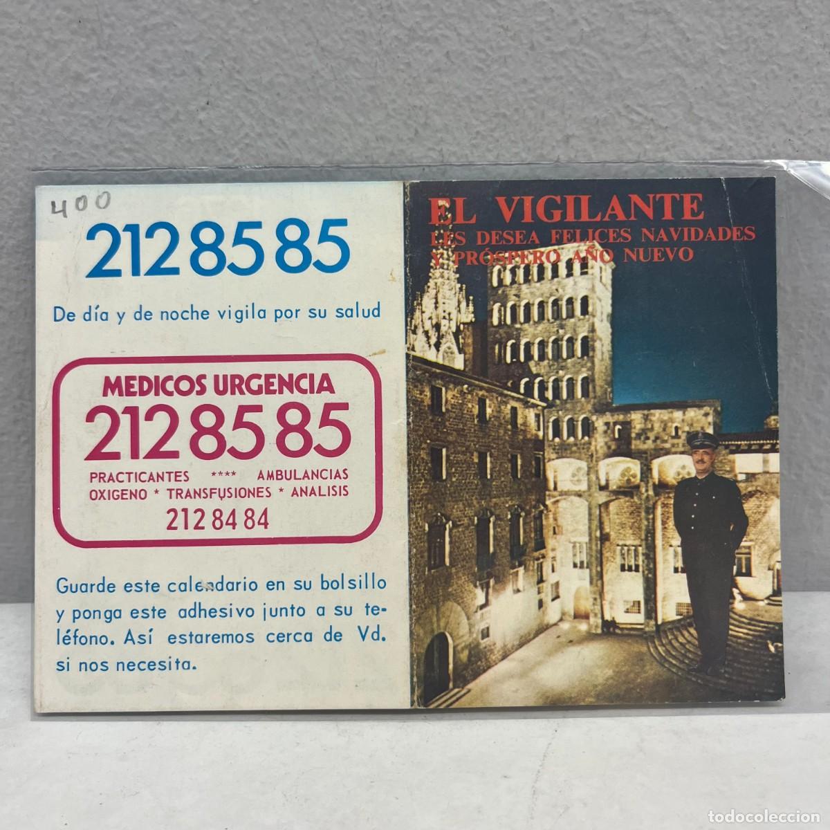 Postales: ANTIGUA TARJETA POSTAL -EL VIGILANTE LES DESEA FELICES NAVIDADES - 140 X 100 MM / 4501