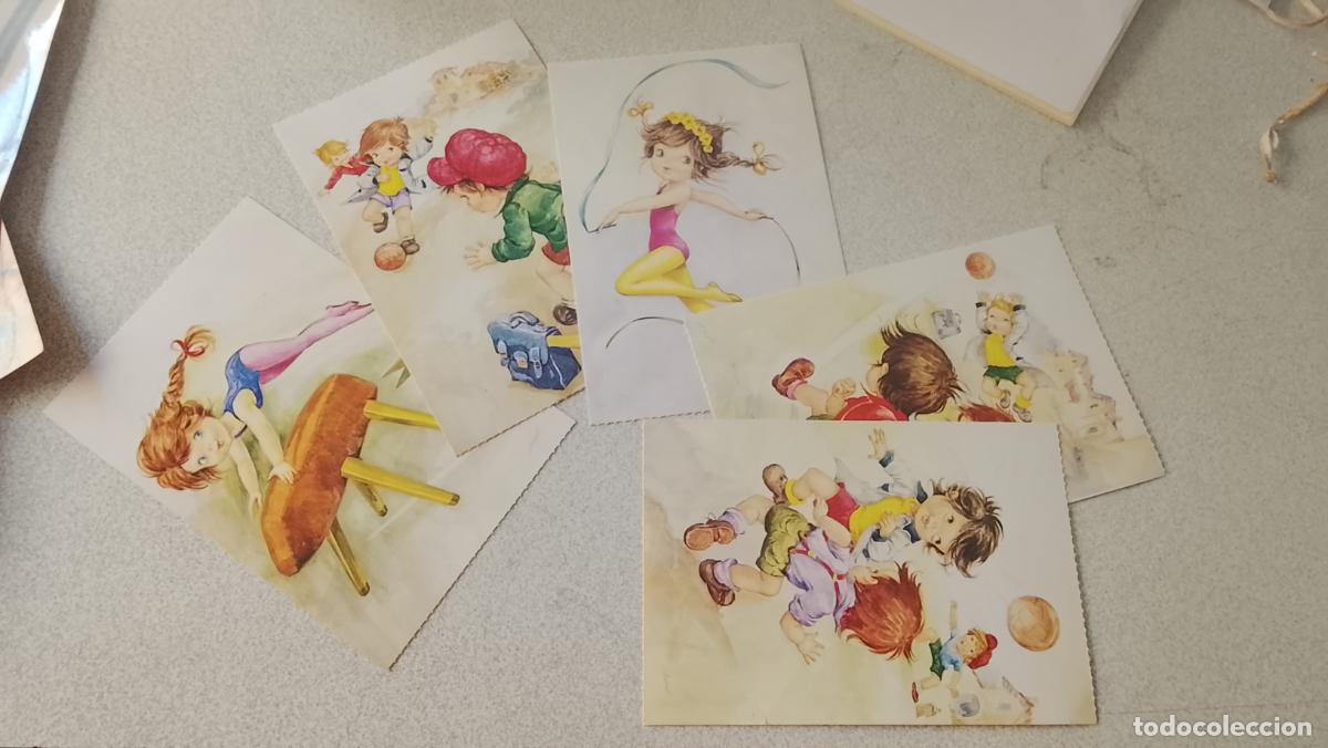 Postales: 5 postales felicitaciones ilustrador alonso