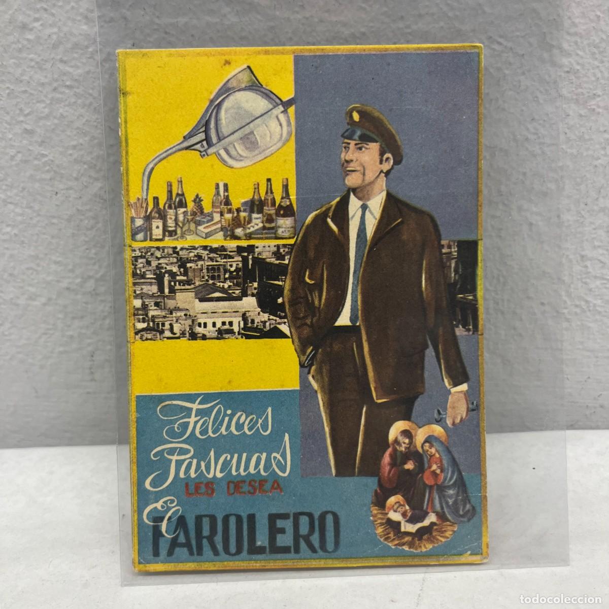Postales: FELICES PASCUAS LES DESEA EL FAROLERO - ANTIGUA TARJETA POSTAL / 4540