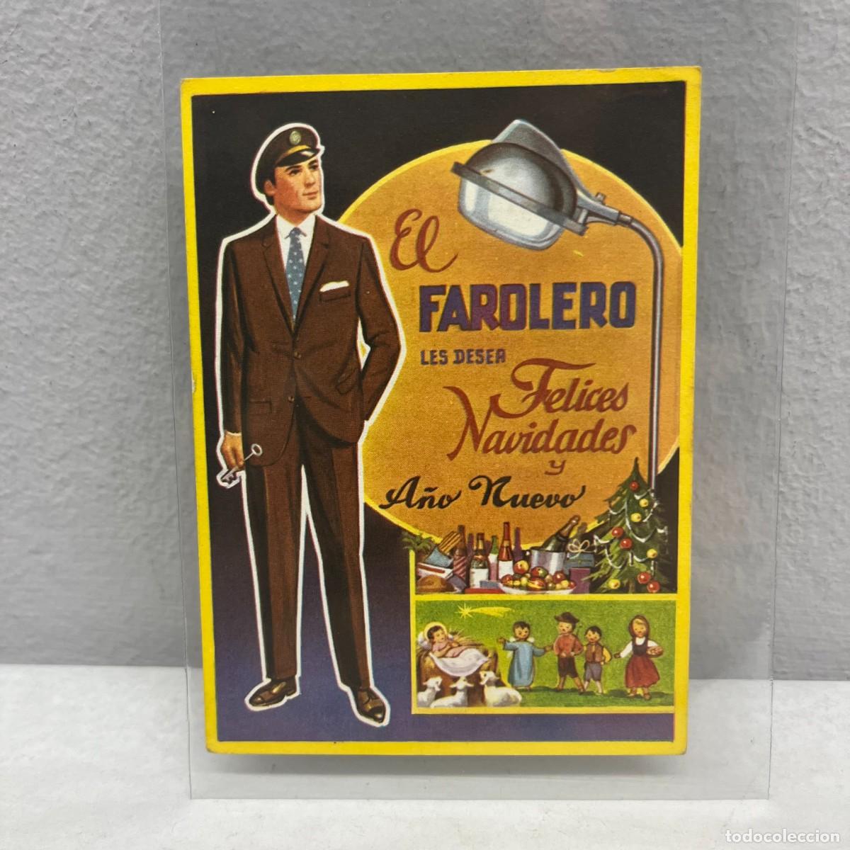 Postales: EL FAROLERO LES DESEA FELICES NAVIDADES Y A&Ntilde;O NUEVO - ANTIGUA TARJETA POSTAL / 4545
