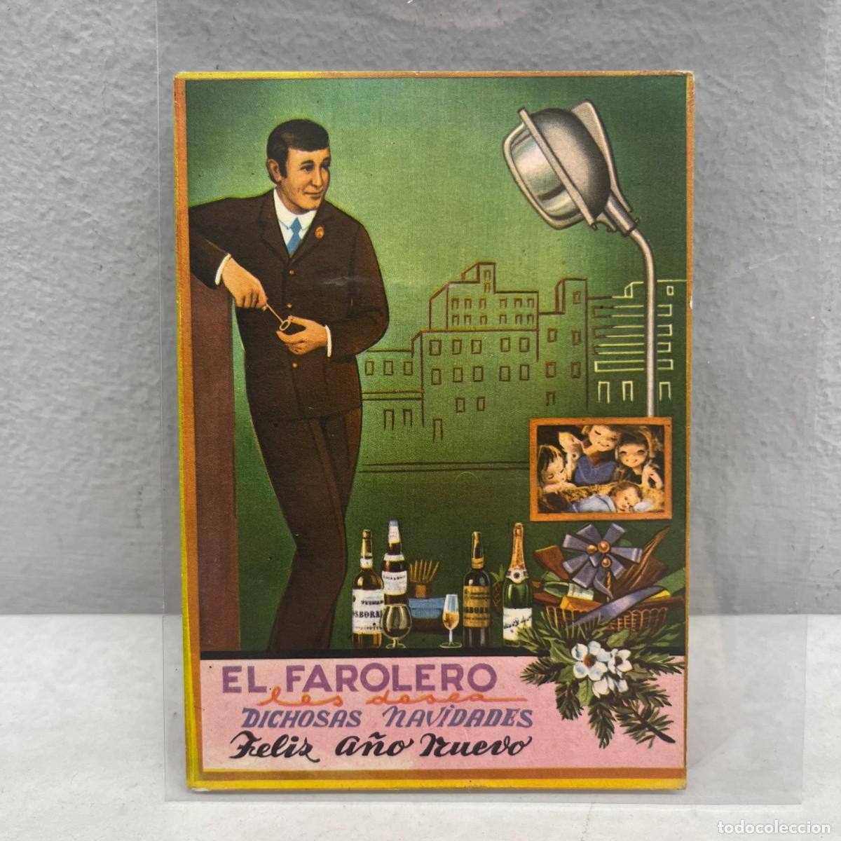 Postales: EL FAROLERO LES DESEA DICHOSAS NAVIDAD Y FELIZ A&Ntilde;O NUEVO - ANTIGUA TARJETA POSTAL / 4553