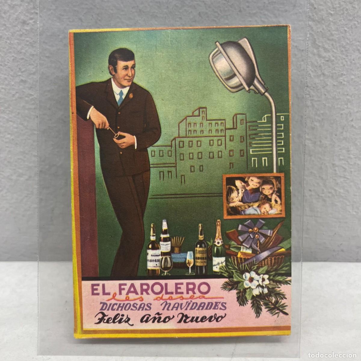 Postales: EL FAROLERO LES DESEA DICHOSAS NAVIDAD Y FELIZ A&Ntilde;O NUEVO - ANTIGUA TARJETA POSTAL / 4554