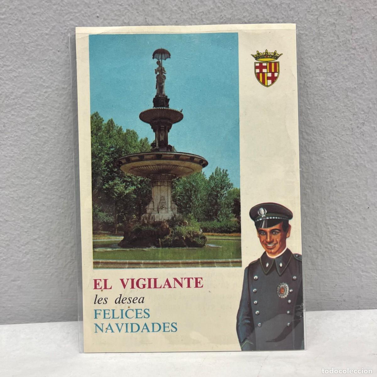 Postales: EL VIGILANTE LES DESEA FELICES NAVIDADES - LA NOCHE BUENA - ANTIGUA TARJETA POSTAL / 4591