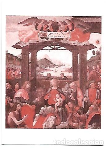Postales: &rdquo; ADORACION DE LOS MAGOS &rdquo;.- (DOMENICO GHIRLANDAIO).- FELICITACIO NADAL 2002
