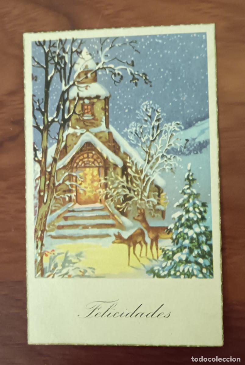 Postales: POSTAL SENCILLA NAVIDAD 10,5X6 CM. ESCRITA - Foto 1