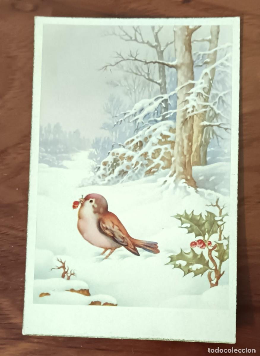 Postales: POSTAL SENCILLA NAVIDAD CYZ N&ordm; 592 A&Ntilde;O 1953 ESCRITA 13,5X9 CM.