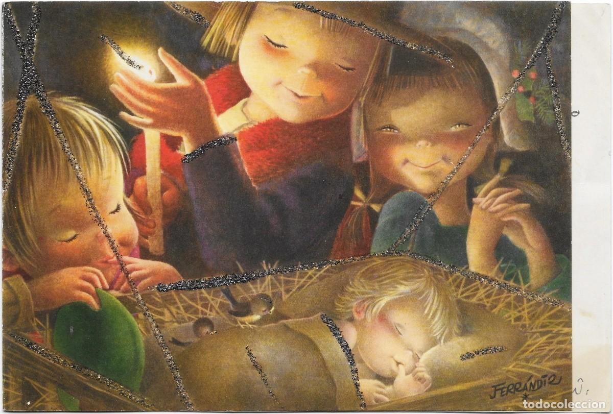 Postales: 7368O - FERR&Aacute;NDIZ- EDICIONES SUBI S. 1540. 4-LA MAGIA DE LA NAVIDAD-DIPTICA 19,5X13 CM - DATA 1963