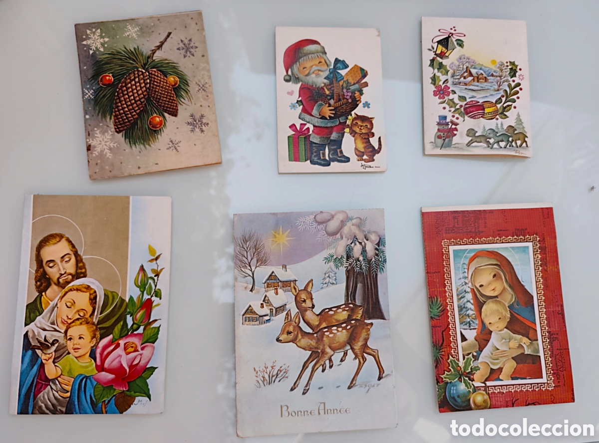 Postales: Lote postales troqueladas 3D a&ntilde;os 70. Ver fotos