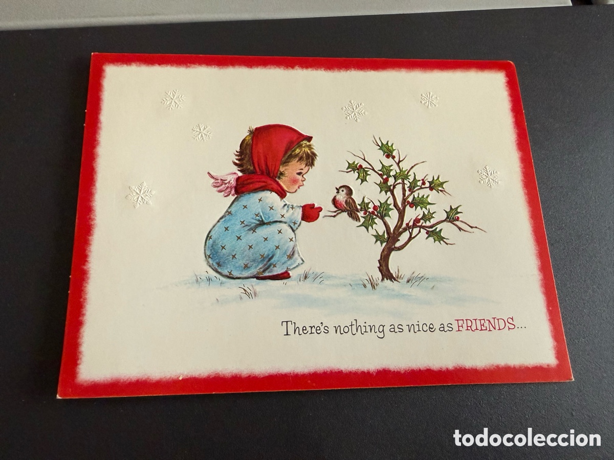 Postales: Postal. Navidad. A&ntilde;os 60-70. USA. 16x12 cm. Relieve