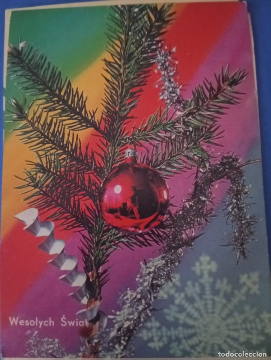 Postales: POSTAL POLACA 1973, NAVIDAD, CIRCULADA - Foto 1