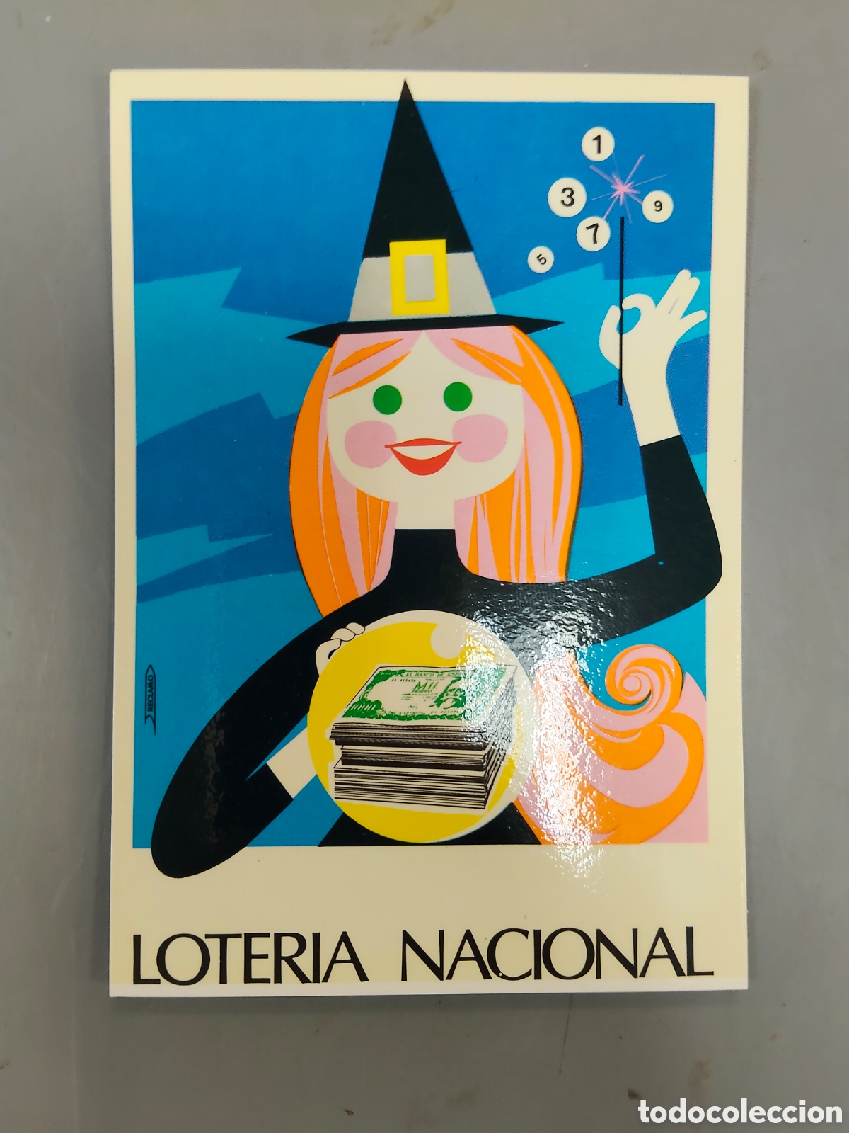 Postales: Targeta postal LOTER&Iacute;A NACIONAL - Foto 1