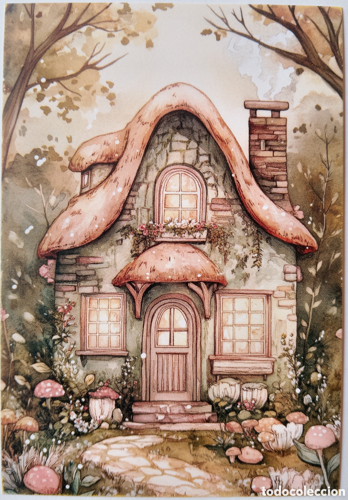 Postales: POSTAL NAVIDAD - CASA COTTAGE - ESTILO ANTIGUO