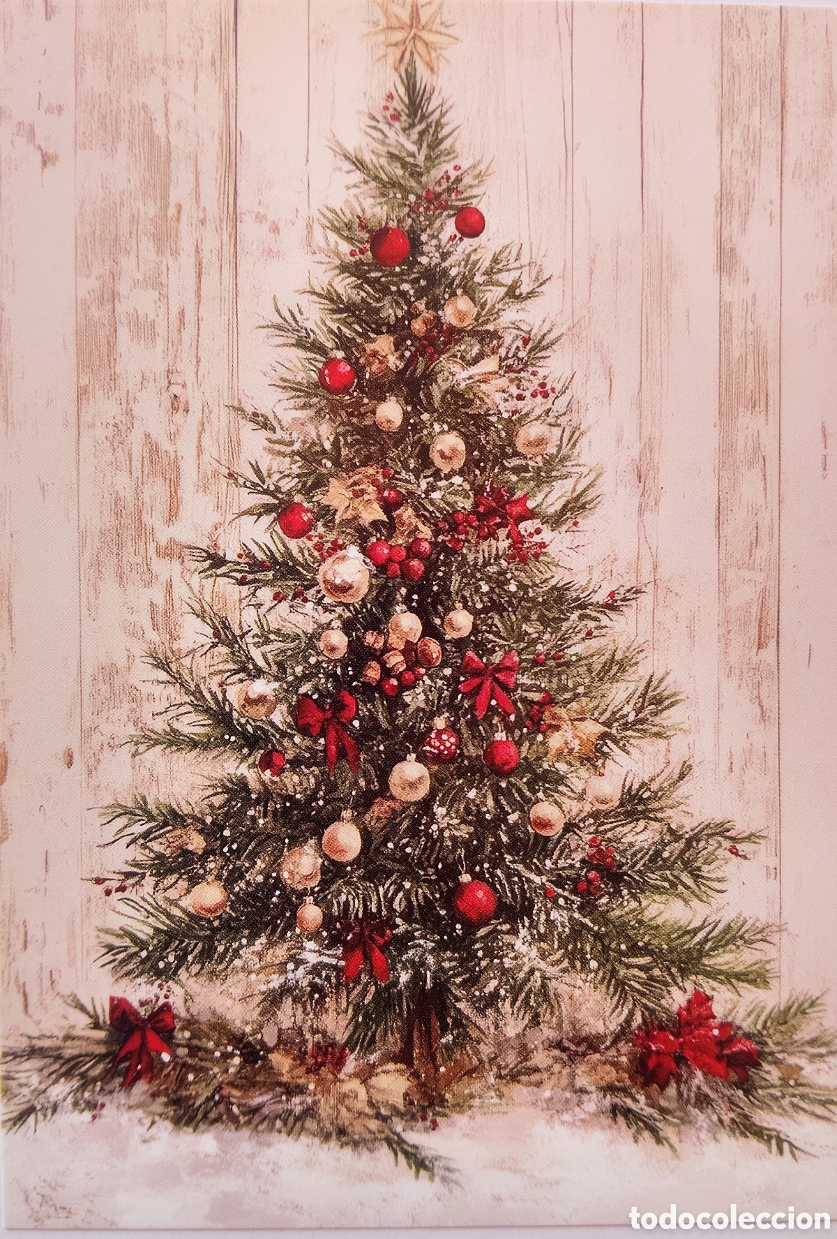 Postales: POSTAL NAVIDAD - &Aacute;RBOL ADORNOS - ESTILO ANTIGUO