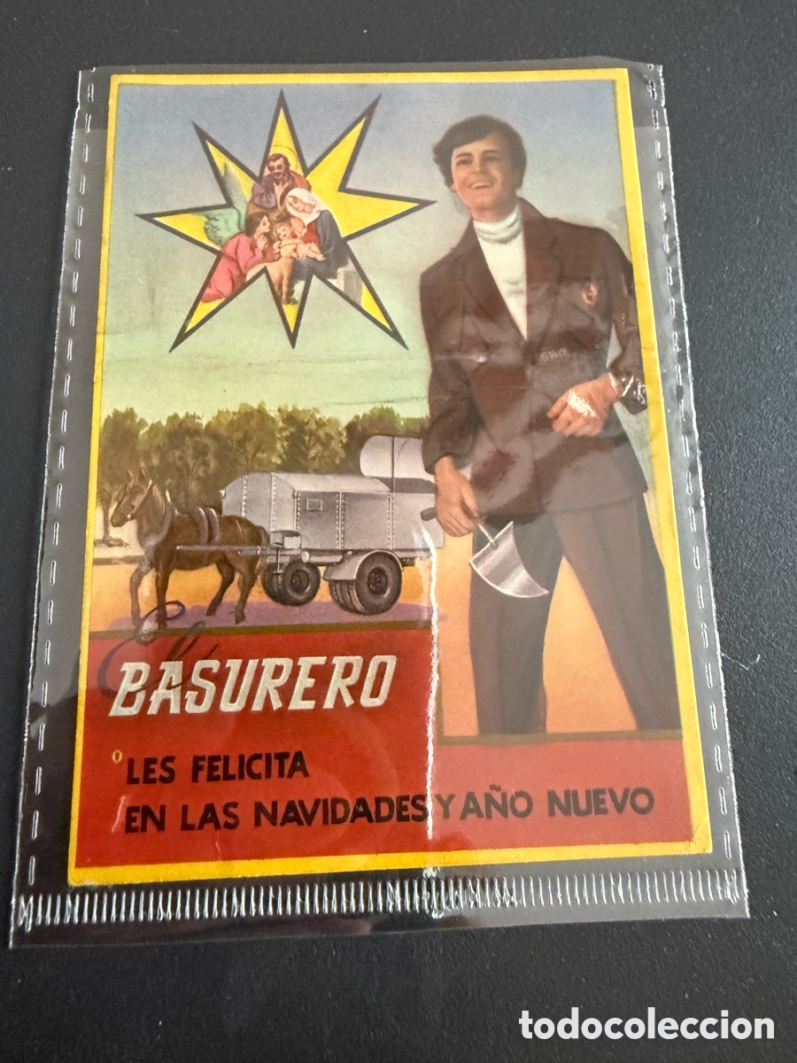 Postales: Postal Navidad. EL BASURERO. 1972 - Foto 1