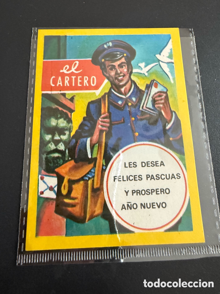 Postales: Postal Navide&ntilde;a. EL CARTERO. A&ntilde;os 60