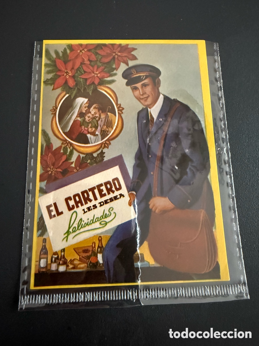 Postales: Postal Navide&ntilde;a. EL CARTERO. A&ntilde;os 60