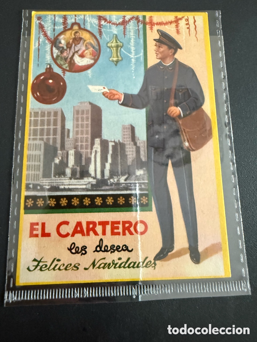 Postales: Postal Navide&ntilde;a. EL CARTERO. 1966 - Foto 1