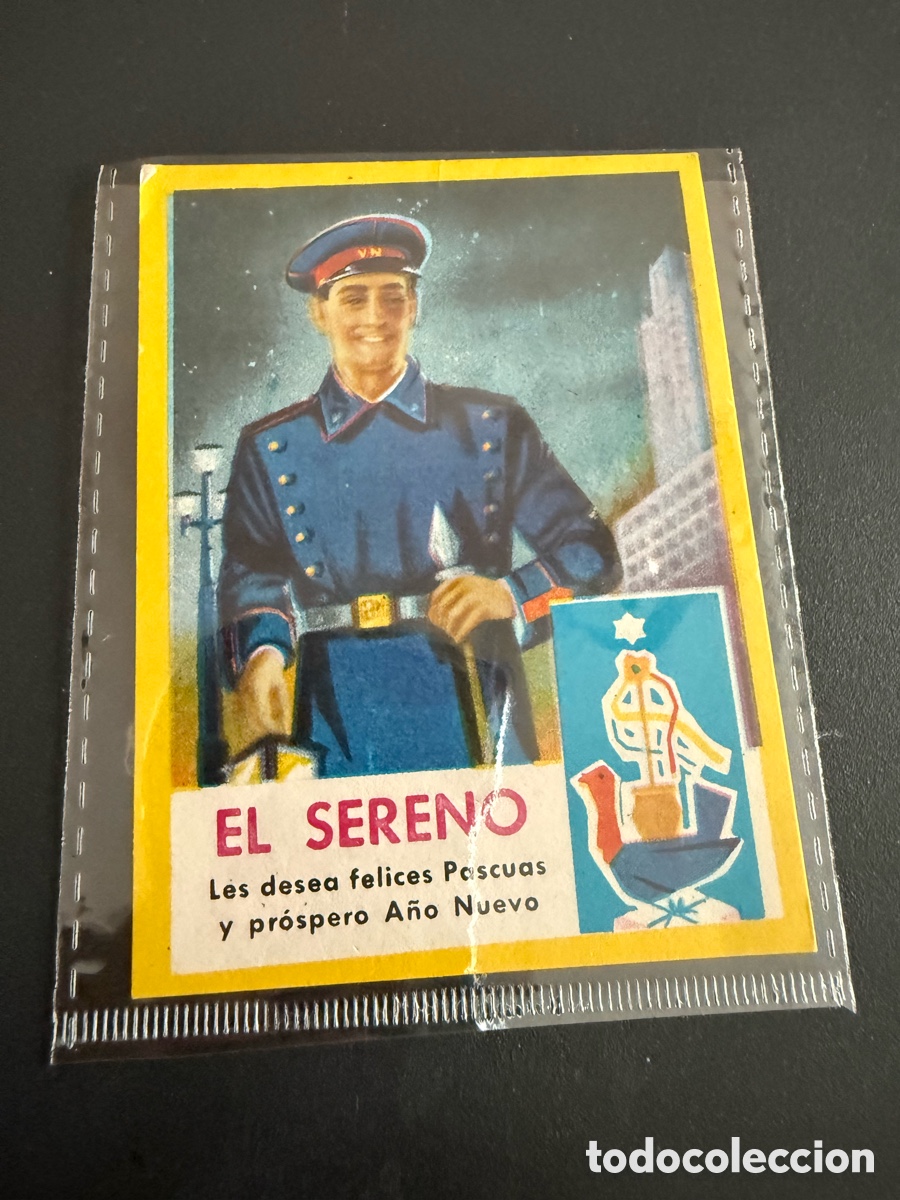 Postales: Postal Navide&ntilde;a. EL SERENO. A&ntilde;os 60