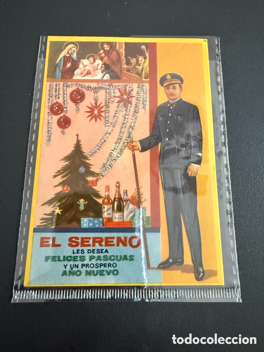 Postales: Postal Navide&ntilde;a. EL SERENO. A&ntilde;os 60