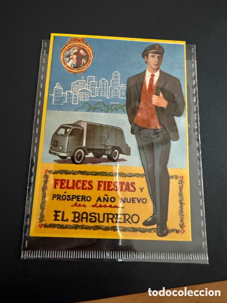 Postales: Postal Navide&ntilde;a. EL BASURERO. 1972 - Foto 1