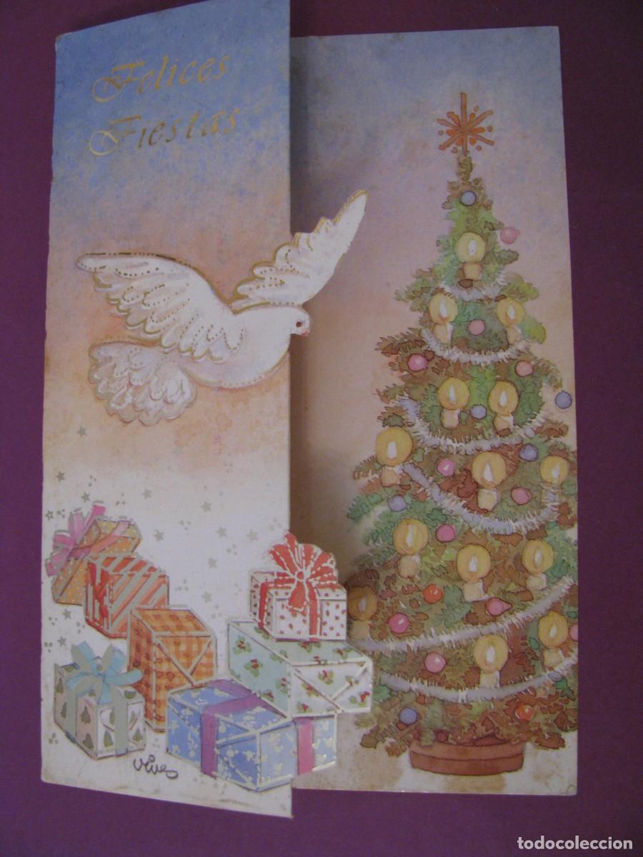 Postales: POSTAL TROQUELADA DE NAVIDAD. IL. VIVES. EDICROMO 9014/2. PUBL. DECOCERAMA 17X11 CM