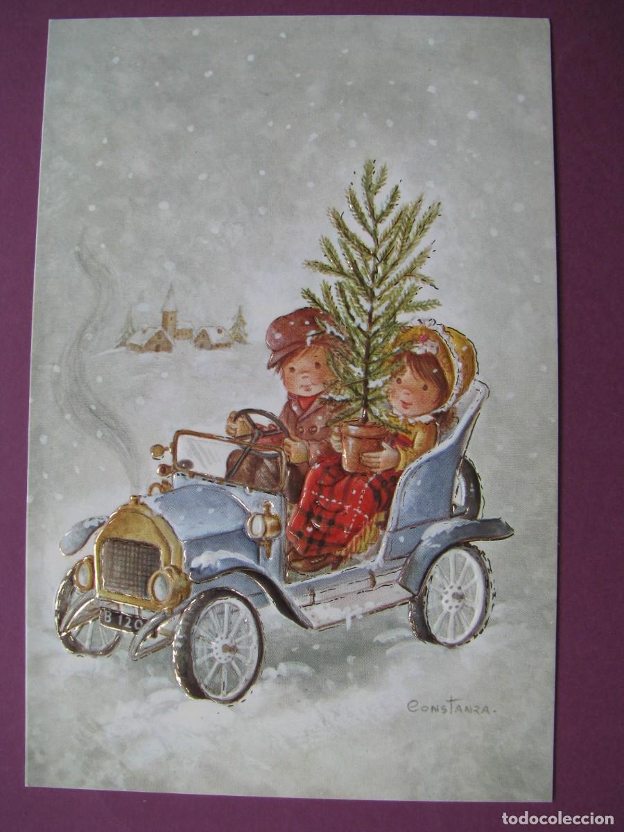 Postales: POSTAL DIPTICA DE IL. CINSTANZA. C. Y Z. 1081/156-D. 15,5X10,5 CM. ESCRITA 1987