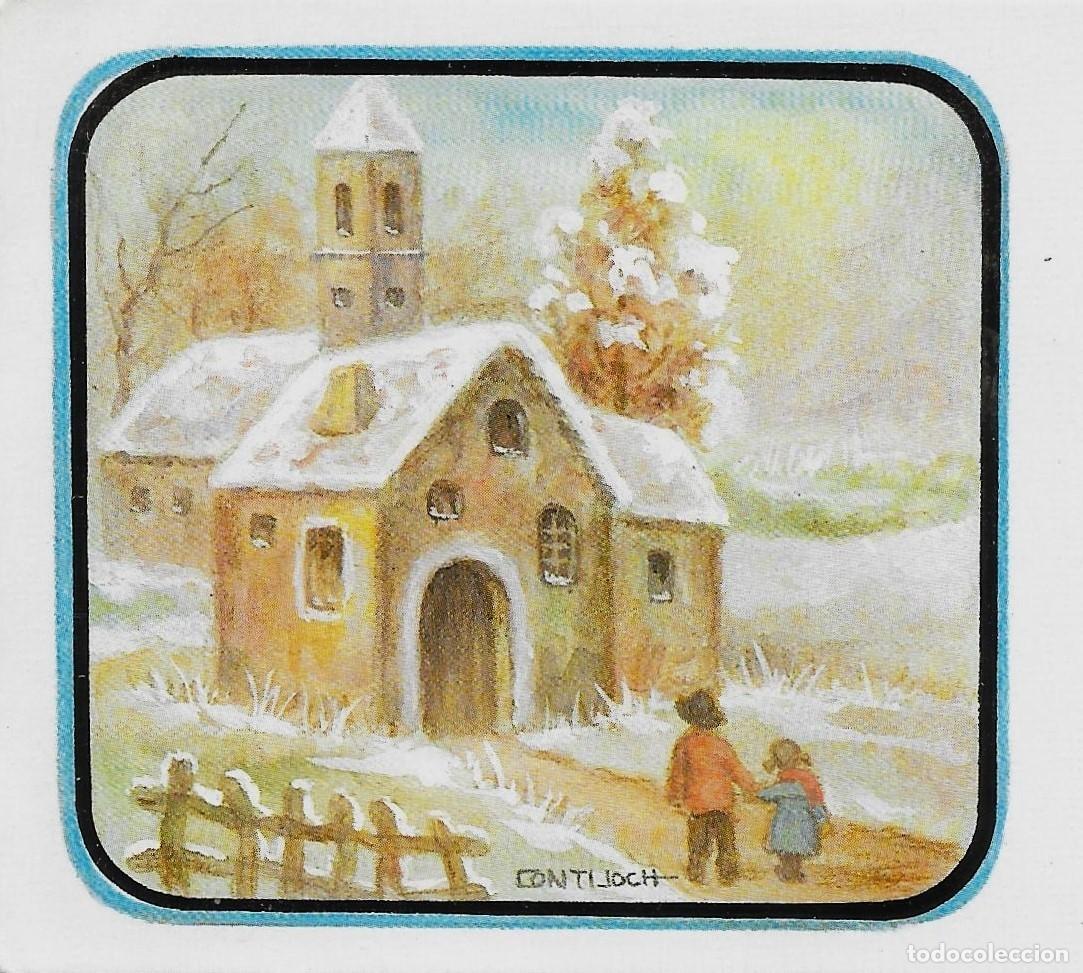 Postales: 7313P -CONTIJOCH - PAISAJE NAVIDE&Ntilde;O - IGLESIA - SENCILLA 16,5X8,5 CM