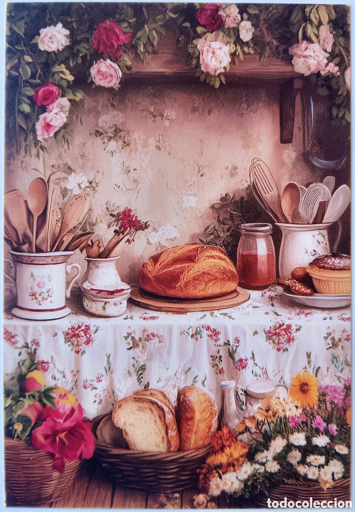 Postales: POSTAL NAVIDAD - DETALLE COCINA - ESTILO ANTIGUO