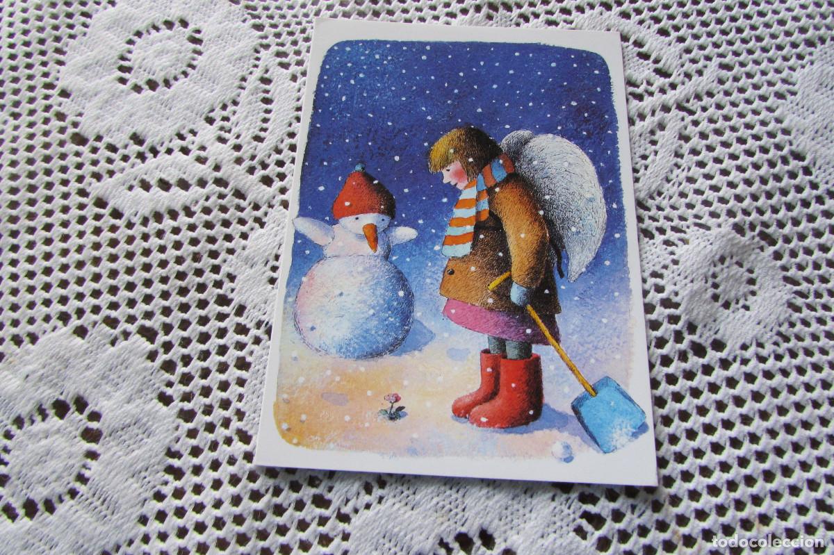 Postales: Postal Navidad UNICEF FELICITACION NAVIDE&Ntilde;A ESCRITA