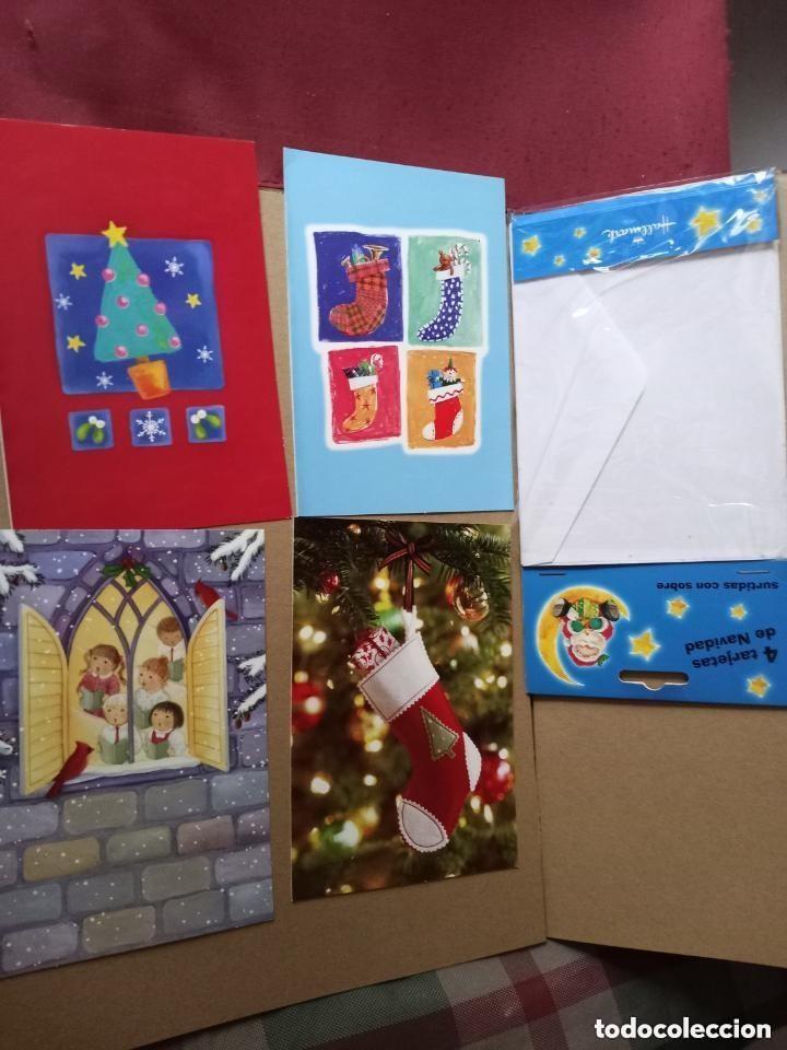 Postales: 4 TARJETAS DE NAVIDAD HALLMARK - CON SUS SOBRES -mirar fotos