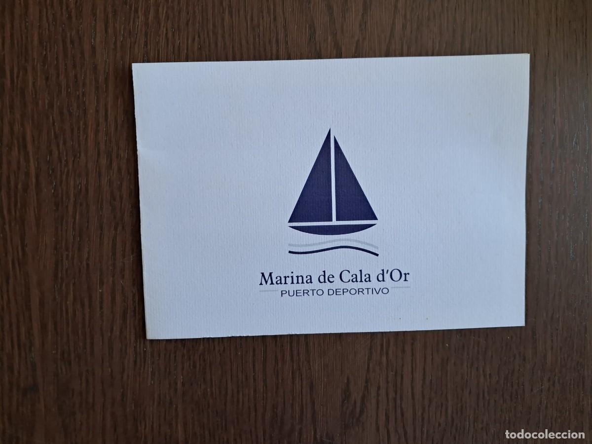 Postales: postal de felicitaci&oacute;n de navidad, Marina de Cala D'Or, puerto deportivo. Mallorca.
