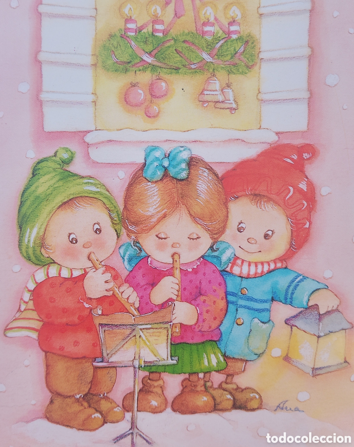 Postales: FELICITACI&Oacute;N NAVIDAD - ANA - EDICIONES ORTIZ - NI&Ntilde;OS VILLANCICOS