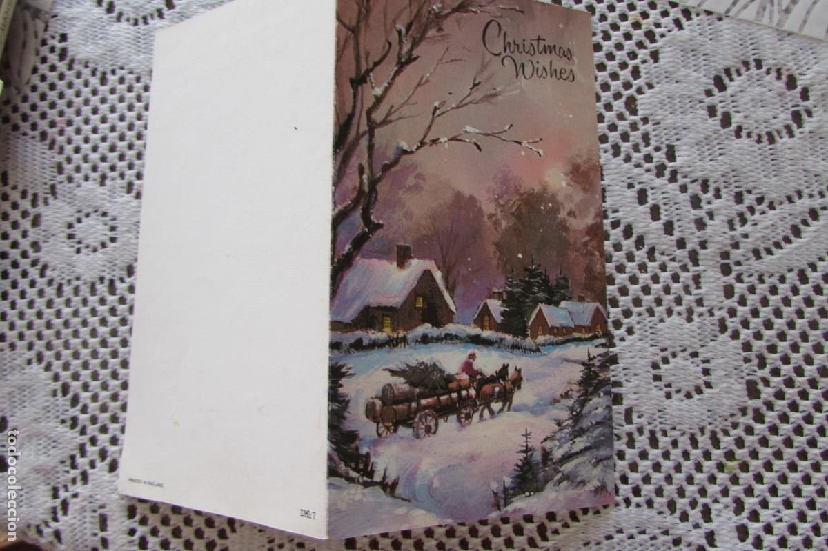 Postales: CHRISTMAS WISHES ESCRITA - Foto 1