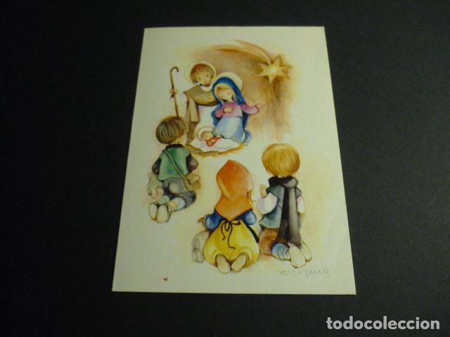 Postales: FELICITACION NAVIDAD ROSER PUIG ILUSTRADOR 9 X 13 CM