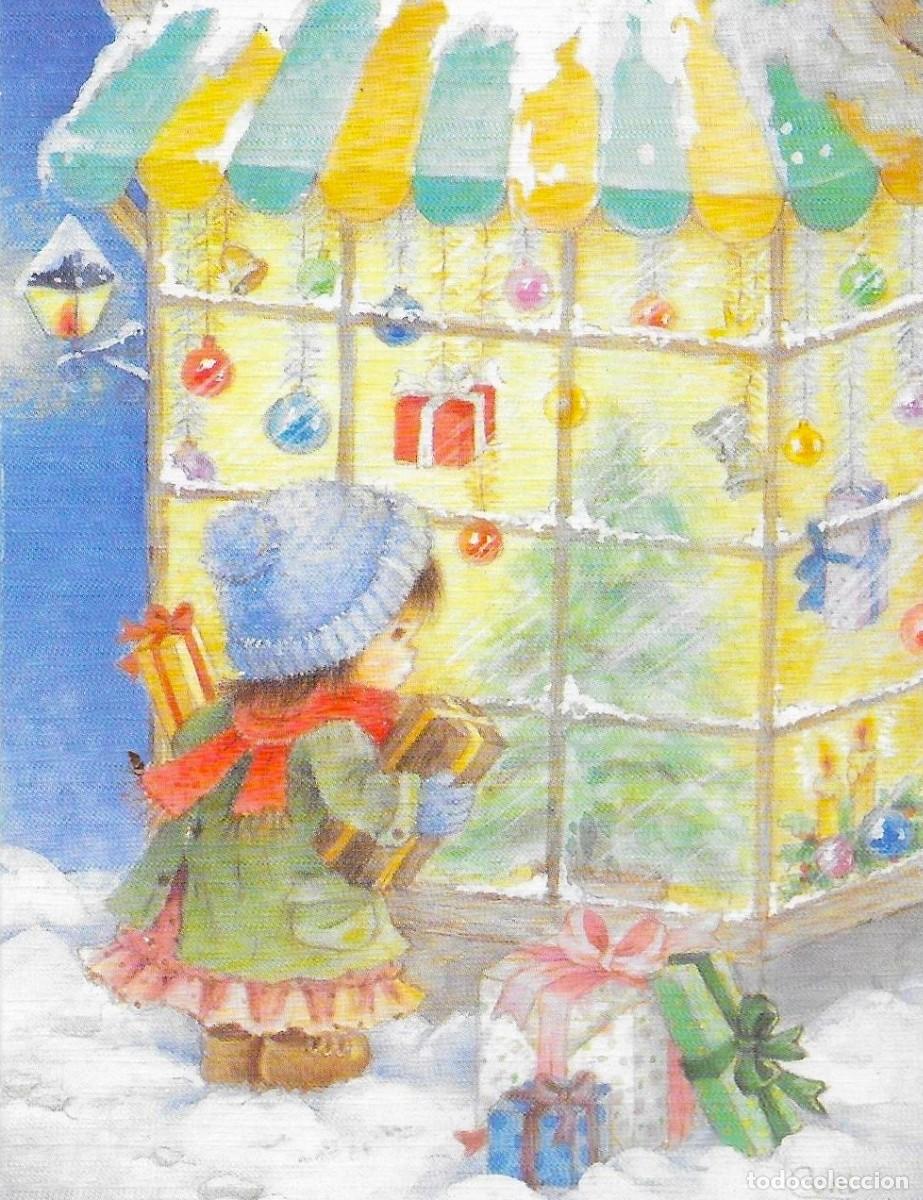 Postales: 2043U -CONSTANZA-EL ESCAPARATE DE REGALOS NAVIDE&Ntilde;OS -CyZ 1293.134.B -DIPTICA 13,5X8,5 CM - DATA 1989