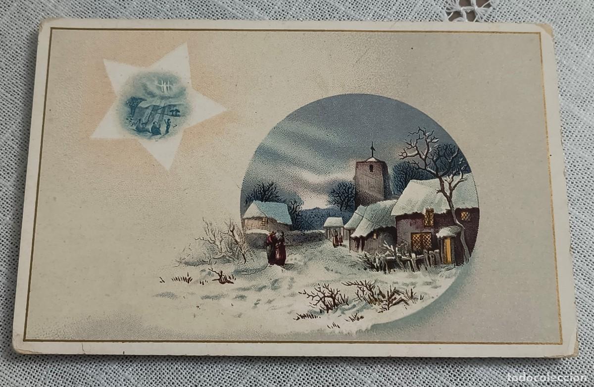 Postales: POSTAL NAVIDAD | PAISAJE NEVADO / UNI&Oacute;N POSTAL UNIVERSAL