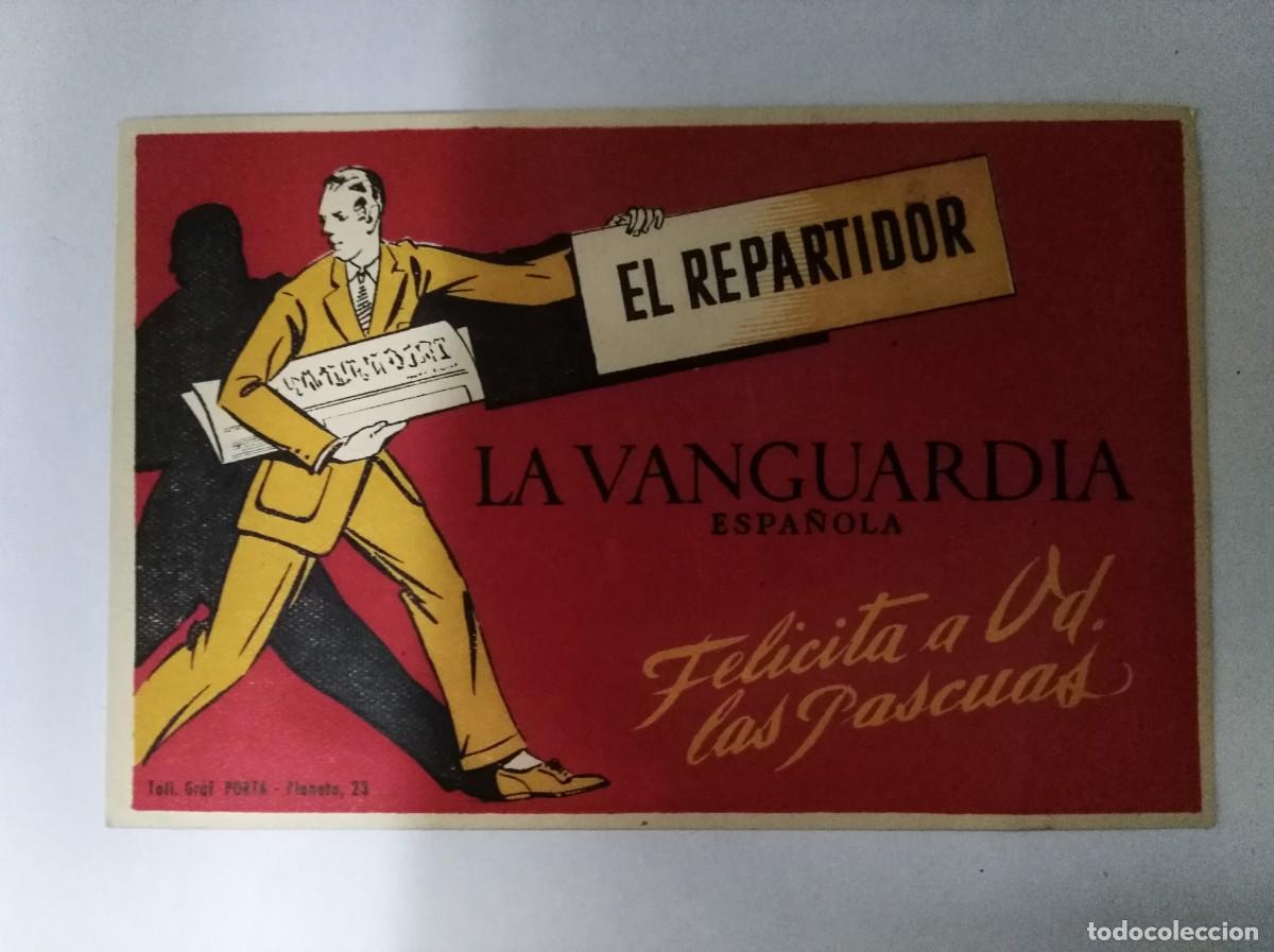 Postales: Aguinaldo Felicitacion.El Repartidor La Vanguardia Felicita Las Pascuas