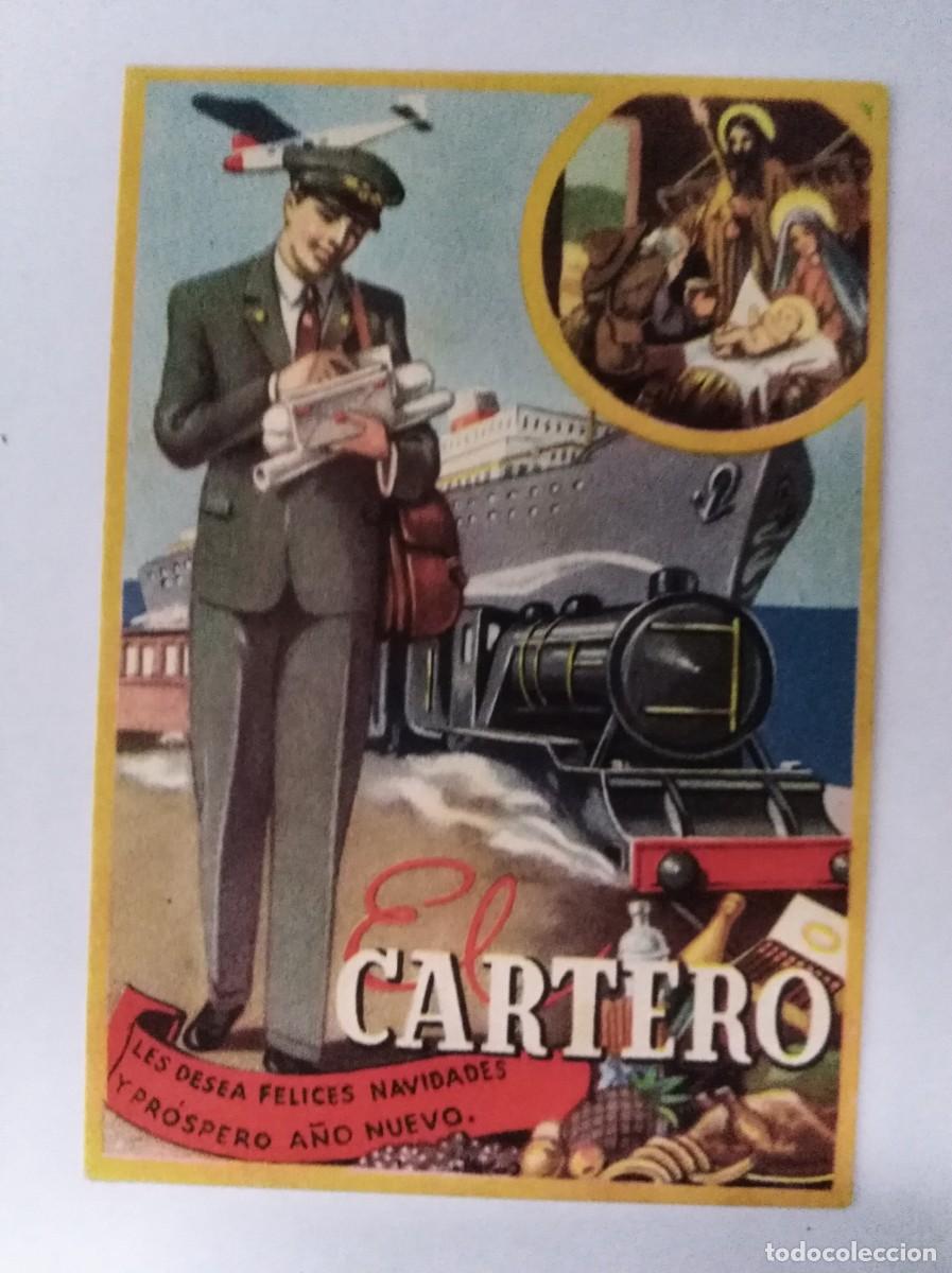 Postales: Aguinaldo Felicitacion.El Cartero Les Desea Felices Navidades